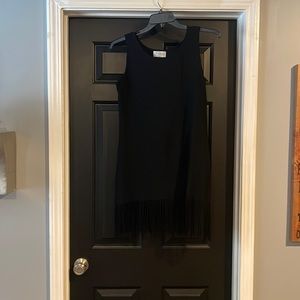 Black dress swim cover up.